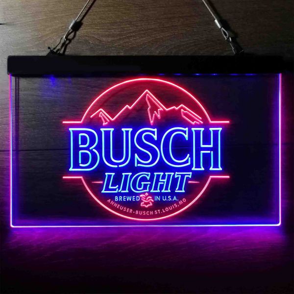 Busch Light Brewed in USA Neon-Like LED Sign